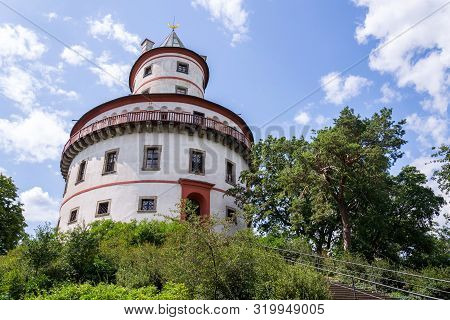 Hunting Chateau Humprecht Surrounded By A Wood Park, Formerly A Game Reserve, Sobotka, Czech Republi