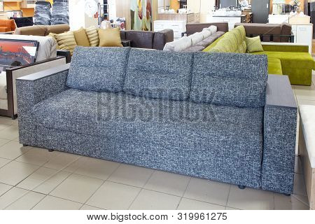 Sofa In Showroom Of Modern Store