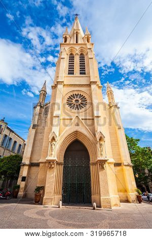 Carre Sainte Anne Or Saint Anna Church Located In Montpellier City In France