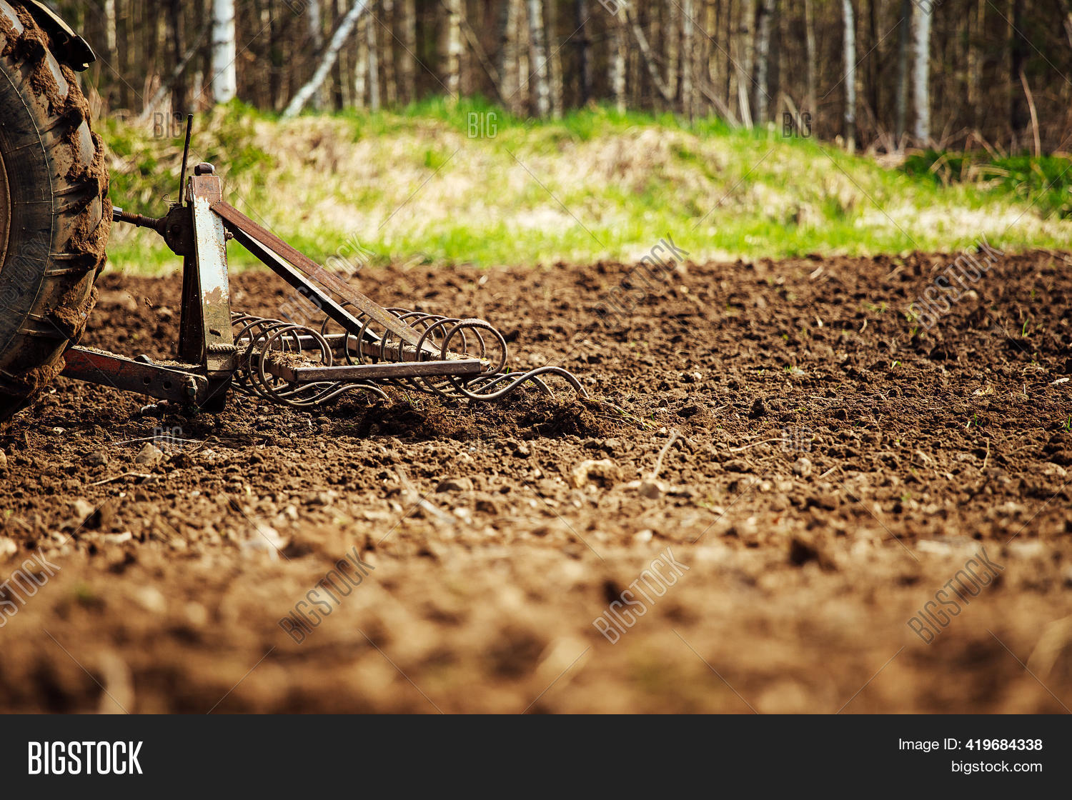 Plow Tractor Plows Image & Photo (Free Trial) Bigstock