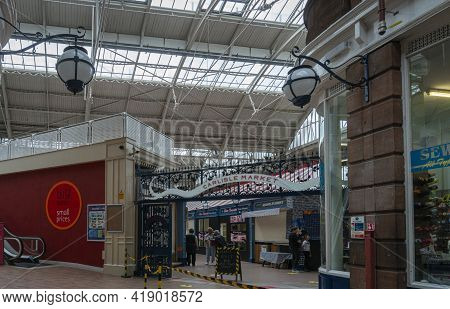 Carlisle, Cumbria, Uk, August 2020 - Carlisle Market Interior, Carlisle, Cumbria, Uk