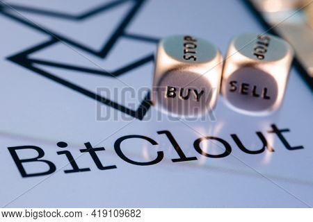 Kazan, Russia - May 2, 2021: Bitclout Is A Crypto Social Network That Allows You To Speculate On Peo