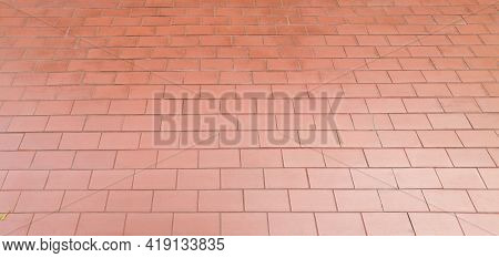 Red Brick Wall Pattern Background