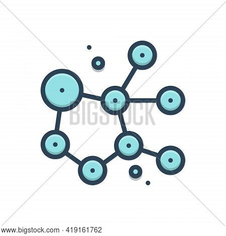 Color Illustration Icon For Cytotoxic Antigen Cell Molecule