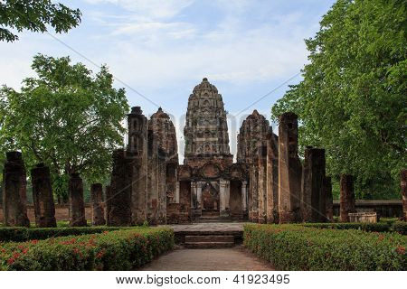Sukhothai historický Park, staré město