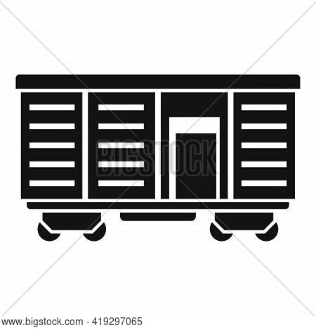 Illegal Immigrants Wagon Icon. Simple Illustration Of Illegal Immigrants Wagon Vector Icon For Web D