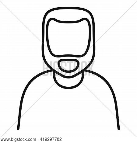 Illegal Immigrant Icon. Outline Illegal Immigrant Vector Icon For Web Design Isolated On White Backg