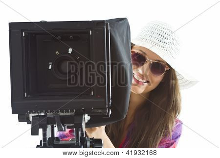 Jovem fotógrafo