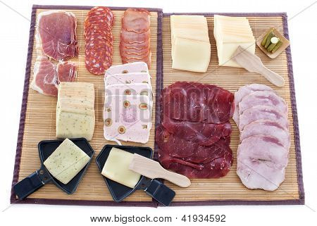 Raclette ser i mięso