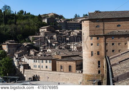 Urbino, In The Marche Region Of Italy