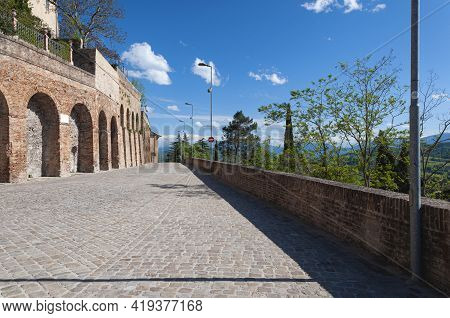 Urbino, In The Marche Region Of Italy