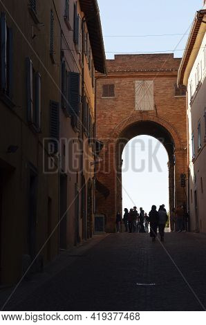 Urbino, In The Marche Region Of Italy