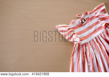 Eco Friendly Clothing, Organic Cotton Clothes. Batiste And Muslin Natural Tones Dresses On Beige Rec