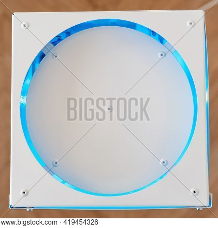 Air Recirculator With Uv Lamp. Top View.
