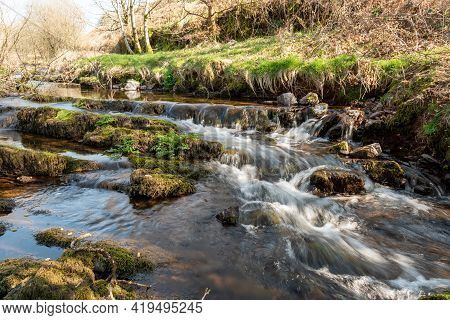Robbers Bridge In Exmoor National Park