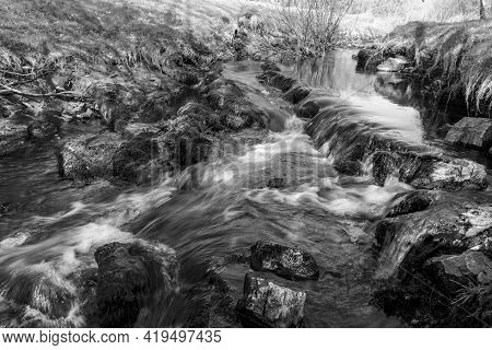 Robbers Bridge In Exmoor National Park