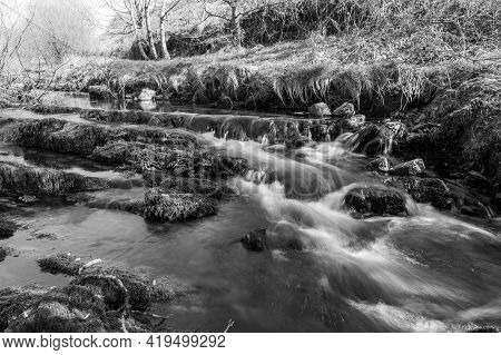 Robbers Bridge In Exmoor National Park
