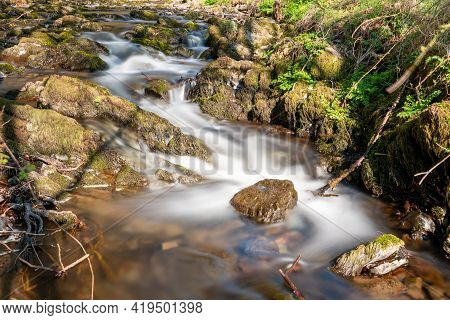 Robbers Bridge In Exmoor National Park
