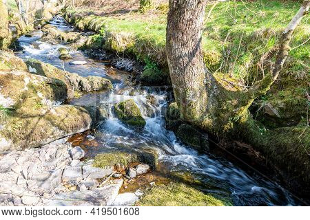 Robbers Bridge In Exmoor National Park