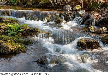 Robbers Bridge In Exmoor National Park