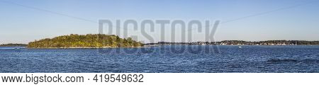 Island Of Weymouth In The Boston Area In Sunset