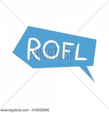 Bubble talk phrases. Colorful speech cloud for online chat messages with rolf. Abstract dialogue reaction in comic design isolated on white background.  cartoon communication tag