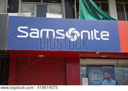 Samsonite Logo. Samsonite Is An American Luggage Manufacturer And Retailer, With Products Ranging Fr