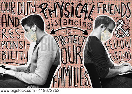 Practice physical distancing to avoid the spread of covid-19. This image is part of our collaboration with the Behavioural Sciences team at Hill+Knowlton Strategies to reveal which Covid-19 messages