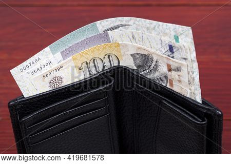 Faroese Money - Krona In The Black Wallet