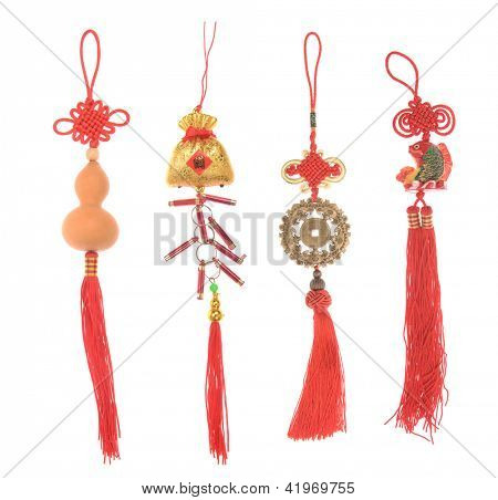 Chinesisch Glück Knoten verwendet während Frühlingsfest
