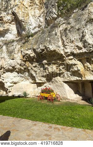 Medieval Basarbovo Rock Monastery Dedicated To Saint Dimitar Basarbowski, Ruse Region, Bulgaria