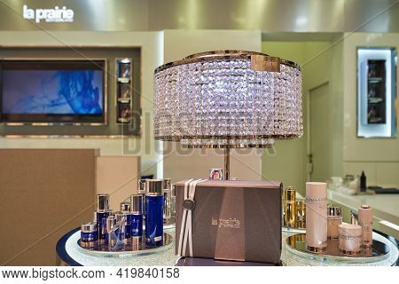 KUALA LUMPUR, MALAYSIA - CIRCA JANUARY, 2020: personal care products on display at Pavilion Kuala Lumpur shopping centre.