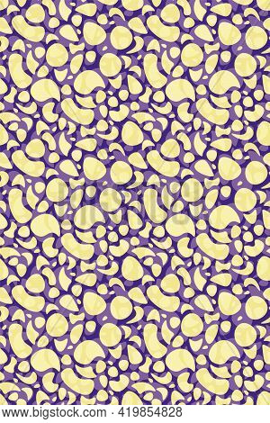 Abstract Background With Translucent Flowing Shapeless Liqued Drops