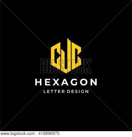 A Bold, Modern Logo About The Cjc Letter Designed From Geometric Hexagons.
Eps 10, Vector.