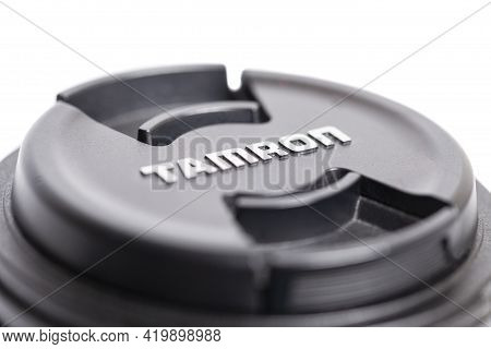 Moscow, Russia May 09, 2021 Tamron Sp Af 90mm F 2.8 Camera Photo Lens