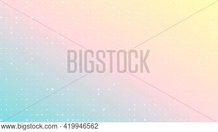 Abstract Geometric Background Of Sircles. Colorful Pixel Background With Empty Space. Vector Illustr