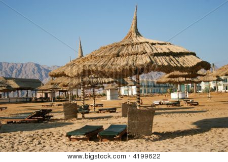 Ombrellone in spiaggia