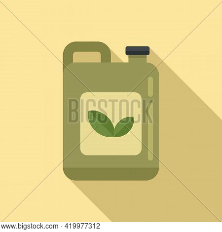 Pesticide Canister Icon. Flat Illustration Of Pesticide Canister Vector Icon For Web Design