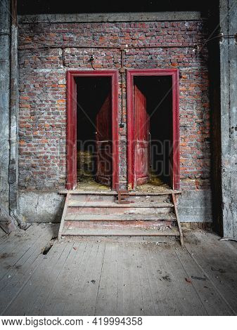Urbex, Old Abandoned Old Theater Somewhere In Belgium.