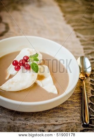 Floating Island Dessert