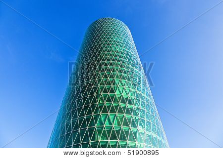 Westhafen Tower In The Harbor Area