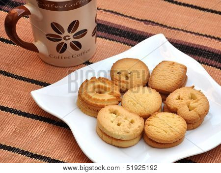 Butter Cookies and Coffee