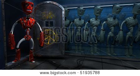 Free robot in the lab creator