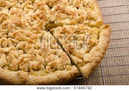 Home Made Apple Crumble Cake