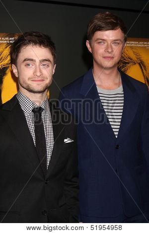 LOS ANGELES - OCT 3:  Daniel Radcliffe, Dane DeHaan at the 