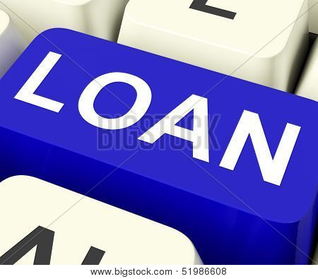 Loan Key Means Lending Or Loaning.
