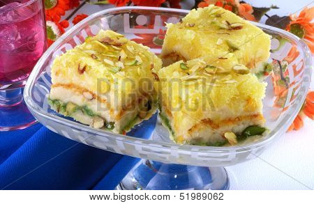Pineapple Berfi Closeup