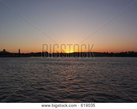 Saint-Petersburg. Naplemente