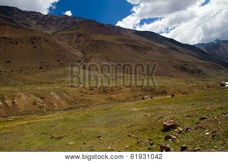 Cajon del Maipo canyon and Embalse El Yeso, Andes