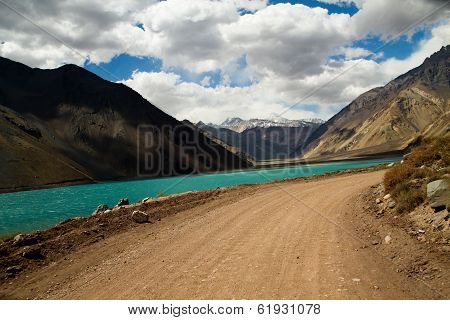 Cajon del Maipo canyon and Embalse El Yeso, Andes